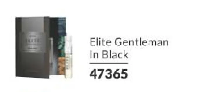 Próbka wody toaletowej Avon Elite Gentleman In Black promocja w AVON