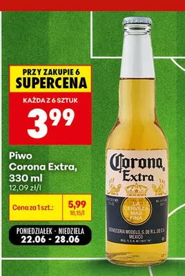 Piwo Corona Extra promocja w Biedronka