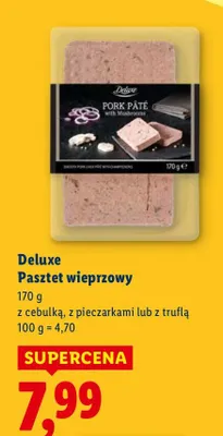 Pasztet wieprzowy z truflą promocja w Lidl
