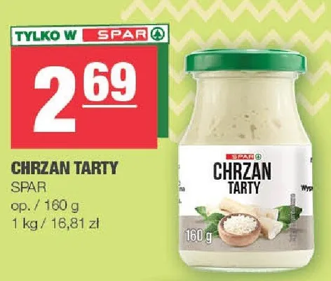 Chrzan tarty promocja w SPAR