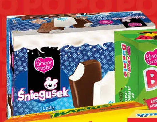Lody Śniegusek Amore Gusto promocja w POLOmarket