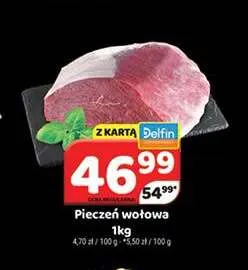 Pieczeń wołowa promocja w Delfin