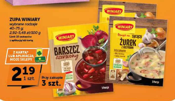 Zupa Winiary promocja w Groszek