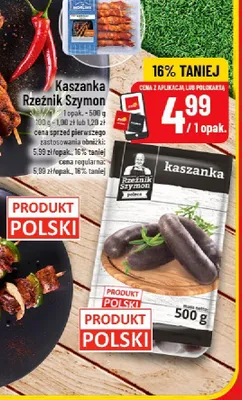 Kaszanka Rzeźnik Szymon promocja w POLOmarket