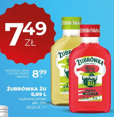 Wódka Żu wybrane smaki promocja w Duży Ben