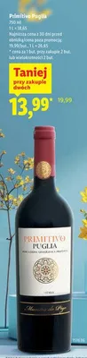 Wino czerwone Puglia promocja w Lidl