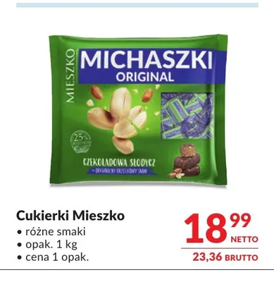 Cukierki Mieszko promocja w Makro