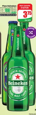 Piwo bezalkoholowe Heineken promocja w Dino