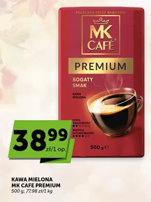 Kawa mielona MK Cafe Premium promocja w ABC