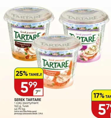 Serek puszysty Tartare Ziołowy Ogród promocja w Chata Polska