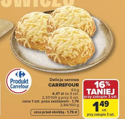 Delicja serowa Carrefour promocja w Carrefour