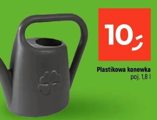 Plastikowa konewka promocja w Dealz