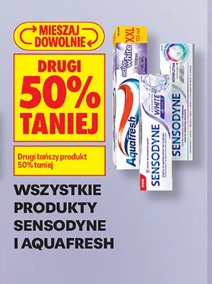 Produkty Sensodyne i Aquafresh promocja w Biedronka
