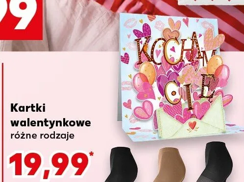 Kartki walentynkowe promocja w Kaufland