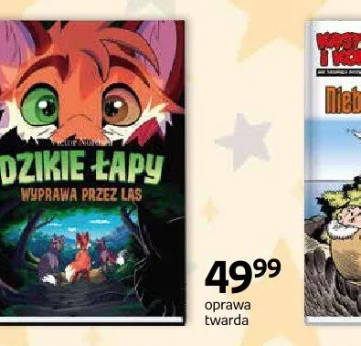Komiks Dzikie Łapy Wyprawa przez las oprawa twarda promocja w Dzień Dziecka