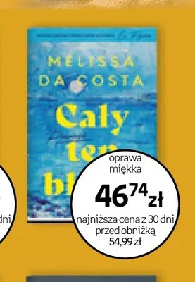 Książka Cały ten czas Melissa da Costa promocja w Empik