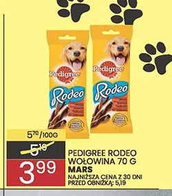 Przysmak dla psów Pedigree Rodeo wołowina promocja w Wafelek
