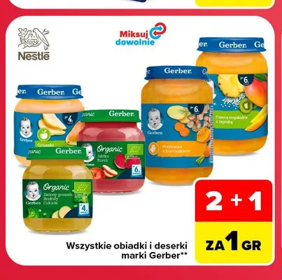 Obiadek Gerber potrawka z kurczakiem promocja w Carrefour