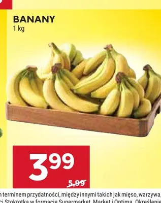 Banany promocja w Stokrotka