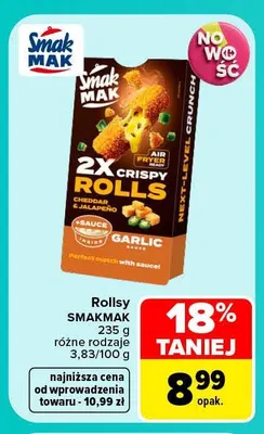 Rollsy Smak Mak promocja w Carrefour
