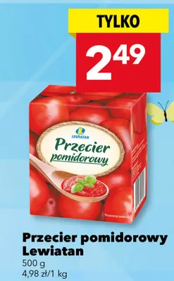 Przecier pomidorowy promocja w LEWIATAN
