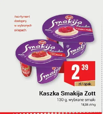 Kaszka Smakija Zott promocja w Premium Nasz Sklep