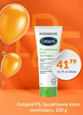 Krem nawilżający Cetaphil PS lipoaktywny promocja w DOZ.PL