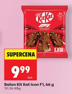 Baton Kit Kat Icon F1 promocja w Biedronka