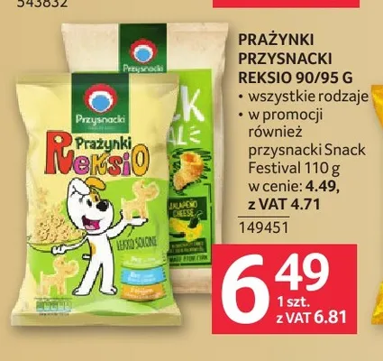 Prażynki Reksio Przysnacki promocja w Selgros