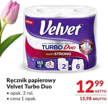Ręcznik papierowy Velvet Turbo Duo promocja w Makro