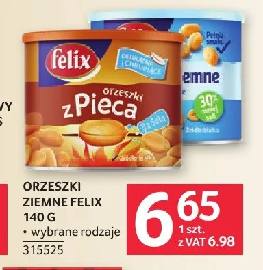 Orzeszki ziemne Felix promocja w Selgros