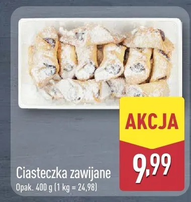 Ciasteczka zawijane promocja w Aldi