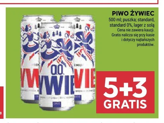 Piwo Żywiec standard promocja w Stokrotka