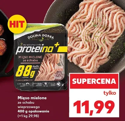 Mięso mielone ze schabu wieprzowego promocja w Kaufland