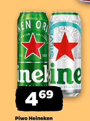 Piwo Heineken Original promocja w Netto