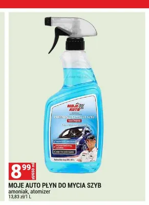 Płyn do mycia szyb Moje Auto promocja w Merkury Market