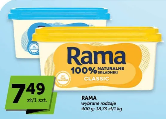 Margaryna Rama promocja w Euro Sklep