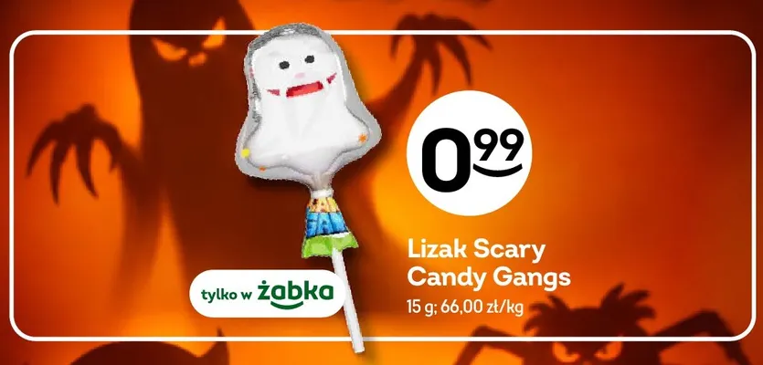 Lizak Scary Candy Gangs promocja w Żabka