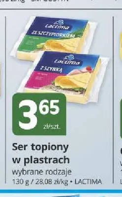 Ser topiony w plastrach Lactima promocja w Marketvita