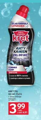Żel do WC Kret promocja w Selgros