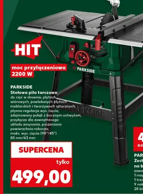 Stołowa piła tarczowa Parkside promocja w Kaufland