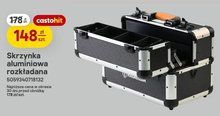 Skrzynka aluminiowa rozkładana Magnusson promocja w Castorama