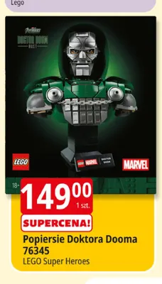 Klocki Popiersie Doktora Dooma 76345 LEGO Super Heroes promocja w Leclerc