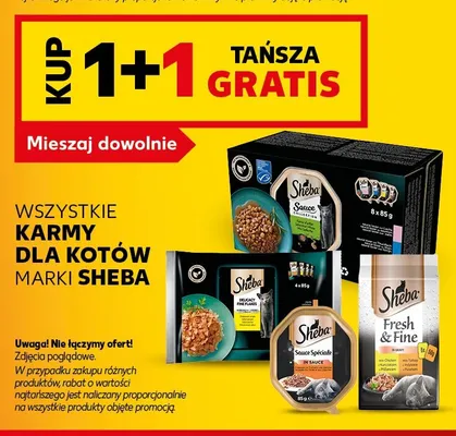 Karma dla kotów Sauce Collection Sheba 8-pak promocja w Kaufland