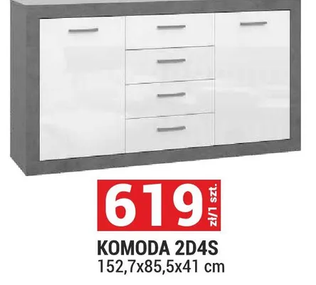 Komoda 2D4S promocja w Merkury Market