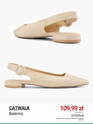 Baleriny Catwalk promocja w Deichmann