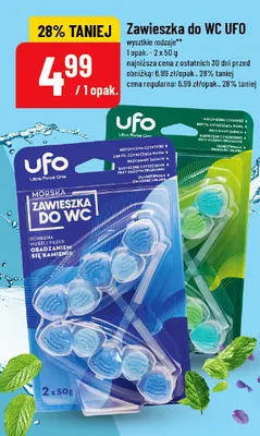 Zawieszka do WC UFO 2-pak promocja w POLOmarket