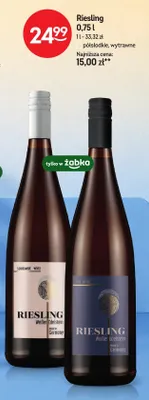 Wino białe wytrawne Riesling Weißer Edelstein promocja w Żabka