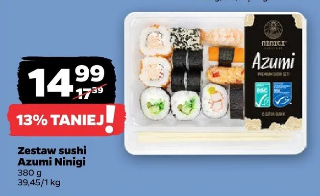 Zestaw sushi  promocja w Netto