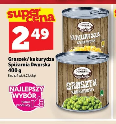 Kukurydza konserwowa Spiżarnia Dworska promocja w TOPAZ